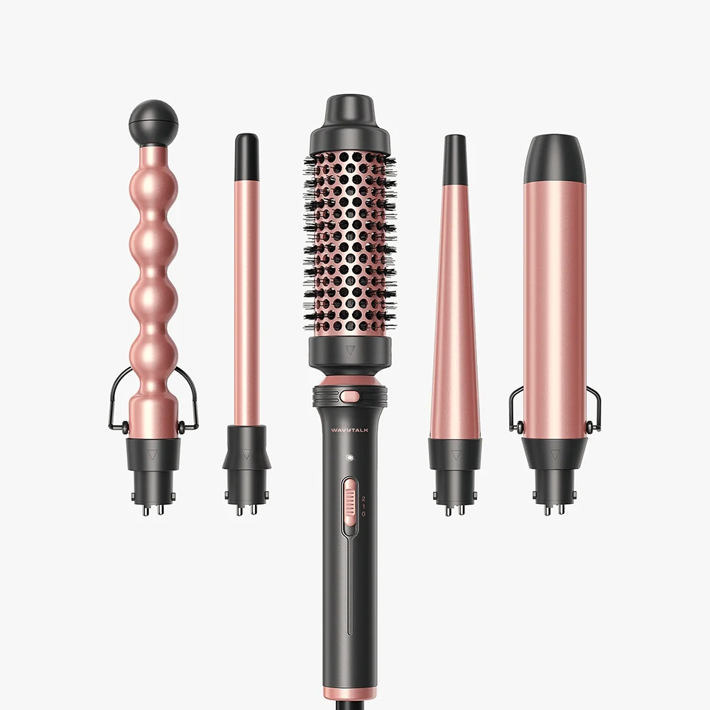 Steam & Style Duo | Steamline Pro Steam Straightener Brush & Multi Curl 5-in-1 Curling Wand Set